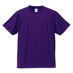 590001-0062 XL [4.1オンス ドライアスレチック Tシャツ パープル XLサイズ]