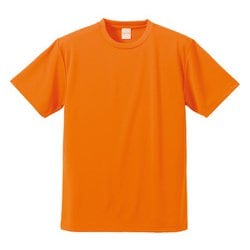 590001-0064 S [4.1オンス ドライアスレチック Tシャツ オレンジ Sサイズ]