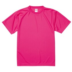 590001-0114 XXXL [4.1オンス ドライアスレチック Tシャツ 蛍光ピンク XXXLサイズ]