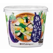 VEGE MISO SOUP あげなすと6種の野菜 1食