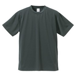 590001-0173 XXXL [4.1オンス ドライアスレチック Tシャツ ガンメタル XXXLサイズ]