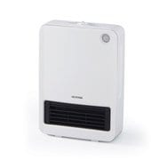 人感センサー付きセラミックファンヒーター メカ式 ホワイト KJCH-126D-W