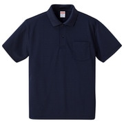 591201-0086 XXXL [4.1オンス ドライアスレチック ポロシャツ （ポケット付） ネイビー XXXL]