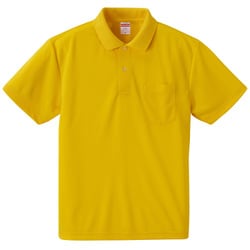 591201-0190 XXXL [4.1オンス ドライアスレチック ポロシャツ （ポケット付） カナリアイエロー XXXL]