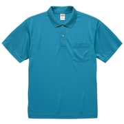 591201-0538 XXXXL [4.1オンス ドライアスレチック ポロシャツ （ポケット付） ターコイズブルー XXXXL]