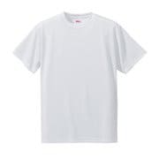 508801-0001 M [4.7オンス ドライシルキータッチ Tシャツ（ノンブリード） ホワイト Mサイズ]