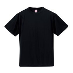508801-0002 XL [4.7オンス ドライシルキータッチ Tシャツ（ノンブリード） ブラック XLサイズ]