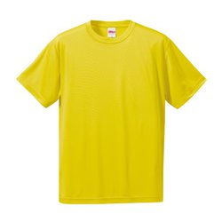 508801-0021 S [4.7オンス ドライシルキータッチ Tシャツ（ノンブリード） イエロー Sサイズ]