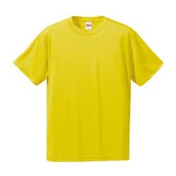 508801-0021 L [4.7オンス ドライシルキータッチ Tシャツ（ノンブリード） イエロー Lサイズ]