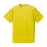 508801-0021 L [4.7オンス ドライシルキータッチ Tシャツ（ノンブリード） イエロー Lサイズ]