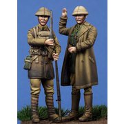 COR35034 イギリス軍 将校 & 歩兵 第1次大戦時 [1/35スケール レジン製ミリタリーフィギュア]