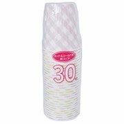 ペーパーカップ 210ml 30P 3色 ギンガムチェック GCH-344