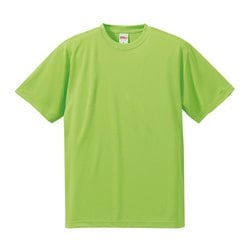 508801-0036 M [4.7オンス ドライシルキータッチ Tシャツ（ノンブリード） ライムグリーン Mサイズ]