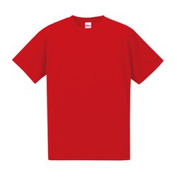 508801-0069 XXL [4.7オンス ドライシルキータッチ Tシャツ（ノンブリード） レッド XXLサイズ]
