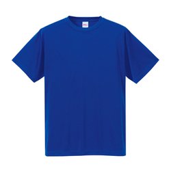 508801-0084 M [4.7オンス ドライシルキータッチ Tシャツ（ノンブリード） コバルトブルー Mサイズ]