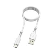 USB2.0 Type-C/USBやわらかタフケーブル1.0m ホワイト TH230CAT10W