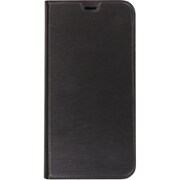 OWL-CVIB5802-BK [iPhone 11 Pro対応 ヘアラインデザイン 手帳型ケース ブラック]