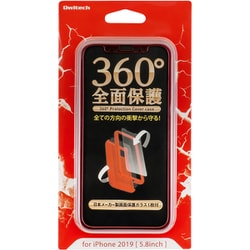 OWL-CVIB5810-RE [iPhone 11 Pro対応 360度全面保護フルカバーケース レッド]