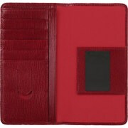 UFZSMN19B-WR [iPhone 11 Pro Max シモーニ 本革製 手帳型ケース ワインレッド]