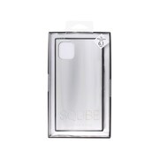 J19M-SQ01BK [iPhone 11専用 SQUBE AURORA CASE  シルバー]