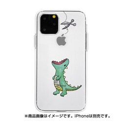 DS17288i65R [iPhone 11 Pro Max ソフトクリアケース ファンタジー ハラペコザウルスGR]