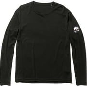 リファロングスリーブロゴティー LIFA L/S Logo Tee HU31850 （K）ブラック Lサイズ [アウトドア カットソー メンズ]