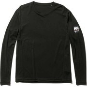リファロングスリーブロゴティー LIFA L/S Logo Tee HU31850 （K）ブラック XLサイズ [アウトドア カットソー メンズ]