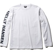 ロングスリーブHHレターティー L/S HH Letter Tee HE31958 (W)ホワイト Mサイズ [アウトドア カットソー メンズ]