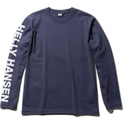 ロングスリーブHHレターティー L/S HH Letter Tee HE31958 (HB)ヘリーブルー Mサイズ [アウトドア カットソー メンズ]