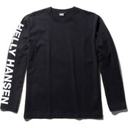 ロングスリーブHHレターティー L/S HH Letter Tee HE31958 （K）ブラック Lサイズ [アウトドア　カットソー メンズ]