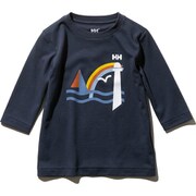 K L/S FYR TEE HJ31958 HB 100cm [アウトドア カットソー キッズ]