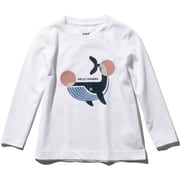 K L/S DYR TEE HJ31960 (W)ホワイト 100cm [アウトドア カットソー キッズ]