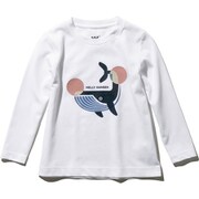 K L/S DYR TEE HJ31960 (W)ホワイト 140cm [アウトドア カットソー キッズ]