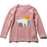 K L/S DYR TEE HJ31960 (VC)ヴィンテージコーラル 100cm [アウトドア カットソー キッズ]