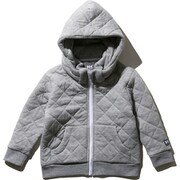 K Quilt Full-Zip Hoodie HOJ31955 （Z）ミックスグレー 100cm [アウトドア トップス キッズ]