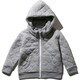 K Quilt Full-Zip Hoodie HOJ31955 （Z）ミックスグレー 110cm [アウトドア トップス キッズ]