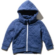 K Quilt Full-Zip Hoodie HOJ31955 （ZH）ミックスヘリーブルー 140cm [アウトドア トップス キッズ]