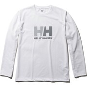 L/S Dry Logo Tee HOE31950 (W)ホワイト XLサイズ [アウトドア カットソー メンズ]