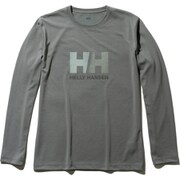 L/S Dry Logo Tee HOE31950 (SA)セージ Mサイズ [アウトドア カットソー メンズ]