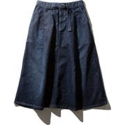 W Stretch Denim Skirt HOW21957 （N）ネイビー WSサイズ [アウトドア スカート レディース]