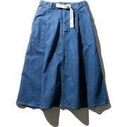 W Stretch Denim Skirt HOW21957 （B）ブルー WSサイズ [アウトドア スカート レディース]