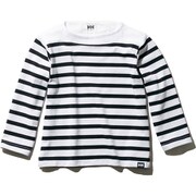 K L/S BD BOAT-NECK HOJ31956 (W)ホワイト 100cm [アウトドア カットソー キッズ]