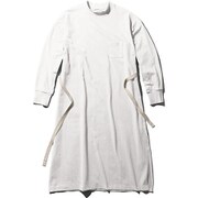 W L/SBRUSHED POCKET ONE-PIECE HOW31950 (W)ホワイト WLサイズ [ワンピース レディース]