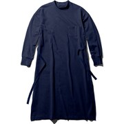 W L/SBRUSHED POCKET ONE-PIECE HOW31950 (HB)ヘリーブルー WLサイズ [ワンピース レディース]