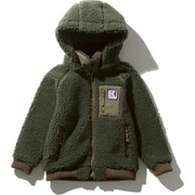 ファイバーパイルサーモフーディー（キッズ） K FIBERPILETHERMO Hoodie HOJ51951 （KH）カーキ 110cm [キッズ用ウェア]