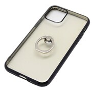 BJI1901BK [iPhone 11 Pro リング付ケース メッキ BK]