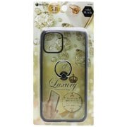 BJI1902BK [iPhone 11 Pro リング付ケース ラインストーン BK]