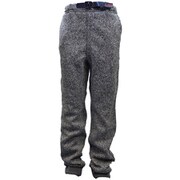KIDS BONDING KNIT FLEECE RIB PANTS GKP-203J GREY×NAVY 150cm [キッズ用ウェア]