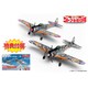 KHK144-H2SP 荒野のコトブキ飛行隊 隼一型 ケイト機&チカ機 仕様 [1/144スケール プラモデル]