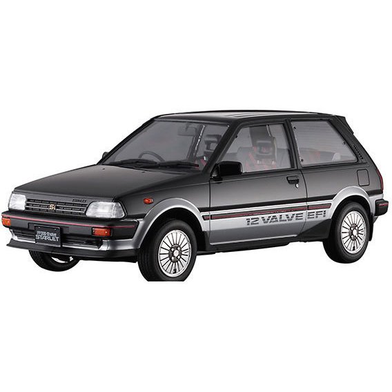 20425 トヨタ スターレット EP71 Siリミテッド 3ドア 中期型 [1/24スケール プラモデル 2024年11月再生産]